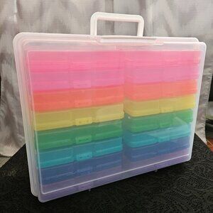 NWOT Photo Carrying Case with 16 Individual Photo Cases